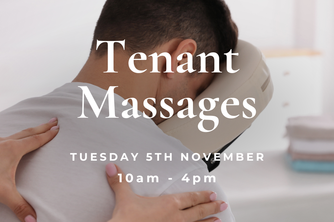 Tenant Massages – November