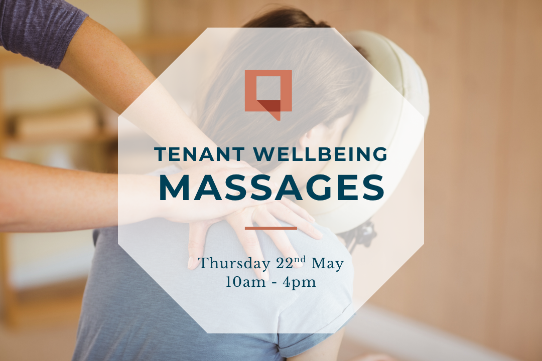 Tenant Wellbeing Massages in May